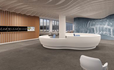 URMC Ortho Campus Interior rendering