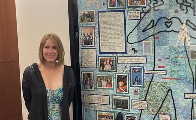 A Wilmot Patient’s Quilt Project Gives Back to the Team that Saved Her Life