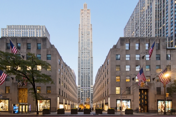 Channel Gardens Rockefeller Center
