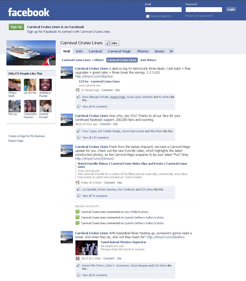 Facebook Wall