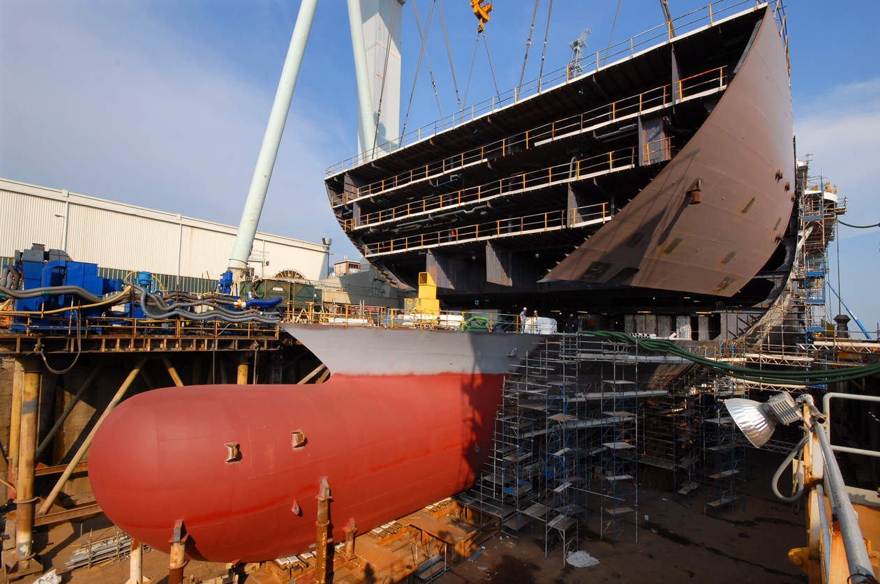 Carnival Breeze Construction Images 