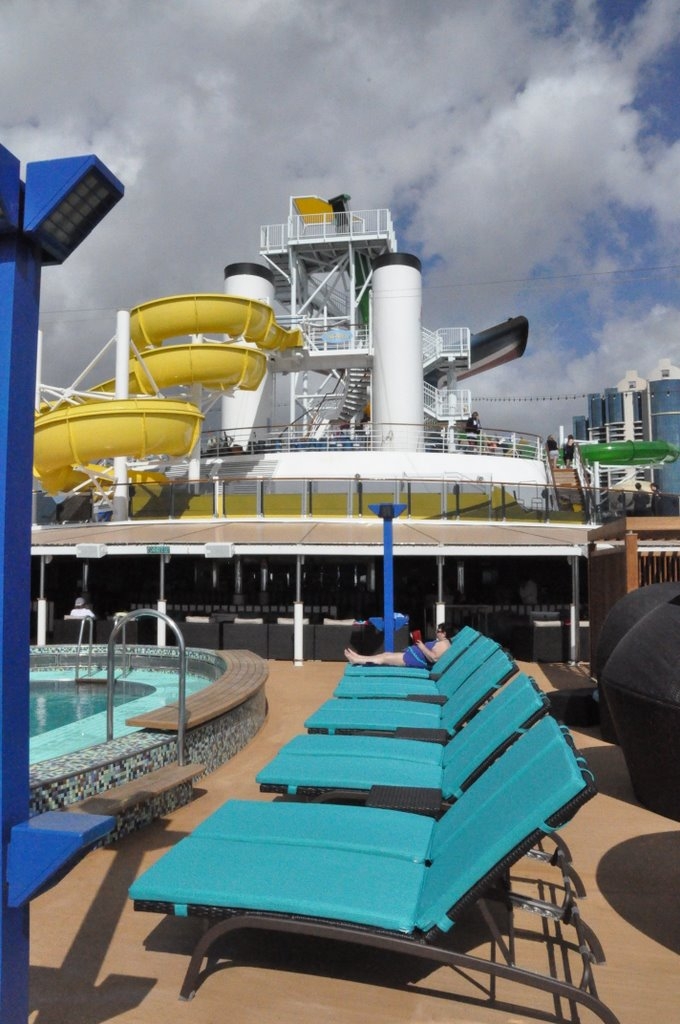 Carnival Spirit's Serenity area and WaterWorks