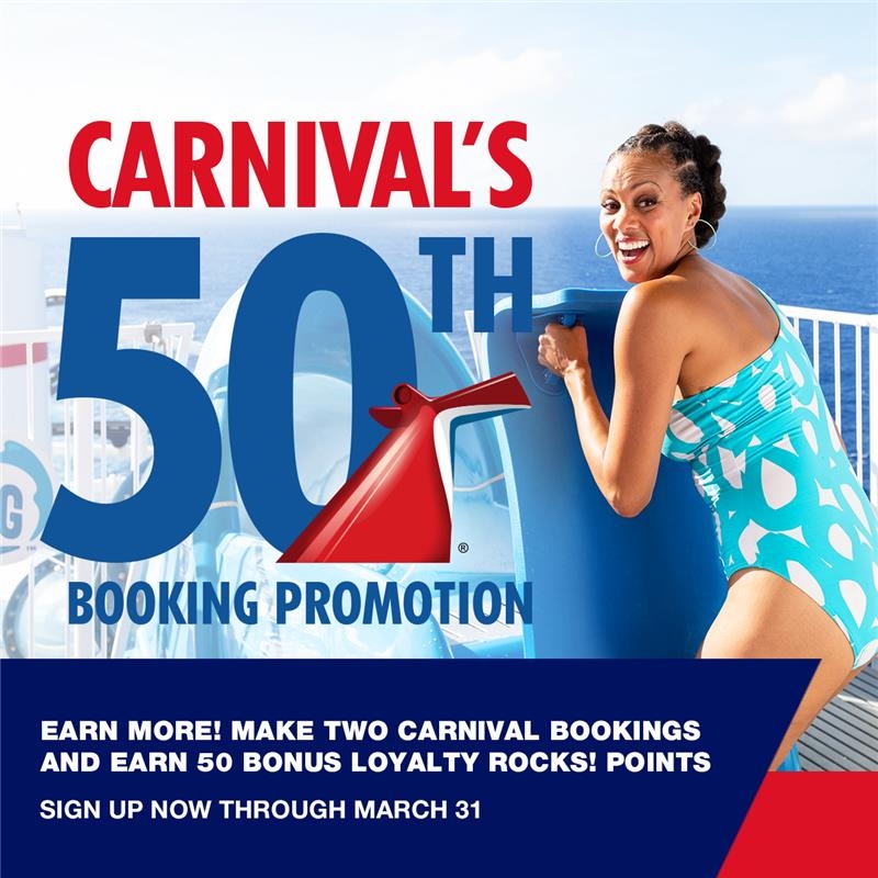 50th Birthday Booking Promo Image