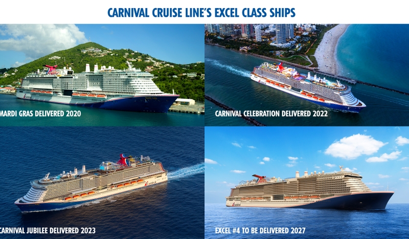 CCL Excel ships