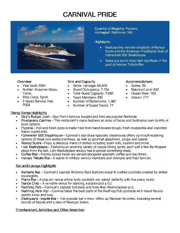 Carnival Pride