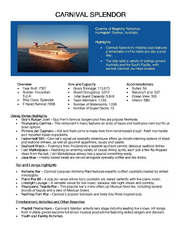 Carnival Splendor