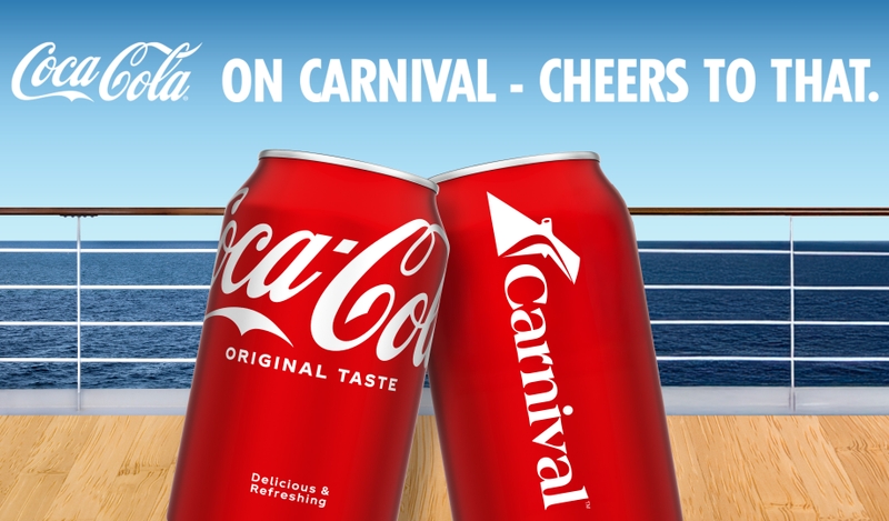 Carnival Cruise Line and The Coca-Cola Company are getting back together!