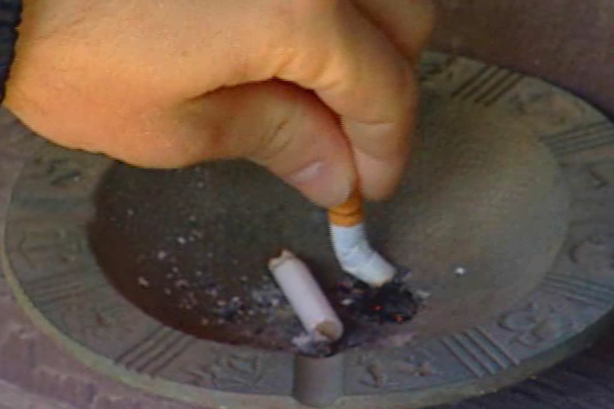 Cigarette extinguished