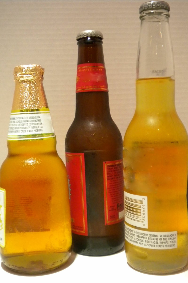 Beer in bottles