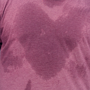 Heart-shaped sweat