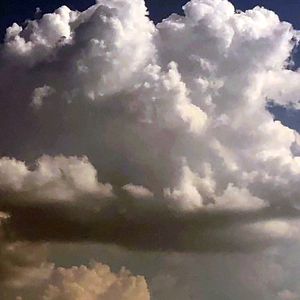 clouds building