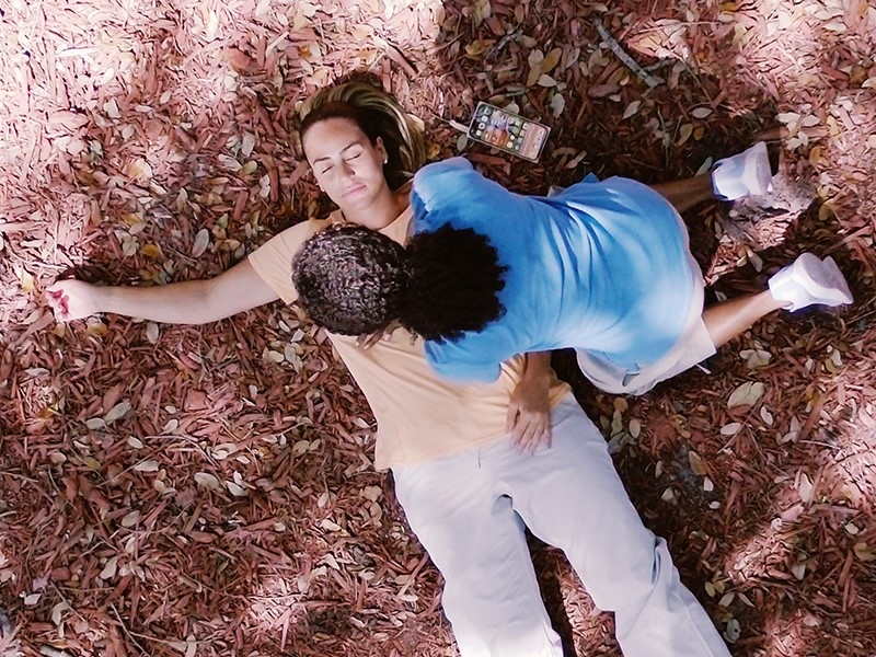 Hands-Only CPR reenactment