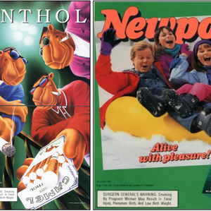 Examples of tobacco industry marketing menthol tobacco cigarettes to youth.