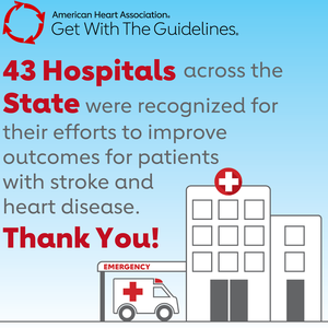 43 hospitals in Virginia recognized for efforts to improve outcomes for Americans with heart disease and stroke