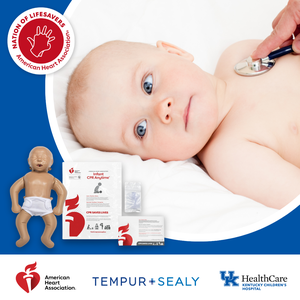 American Heart Association provides infant CPR kits for expectant parents and caregivers thanks to a $25,000 donation from Tempur Sealy Foundation