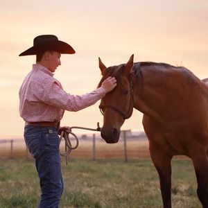Casey VanDorn and his horse 