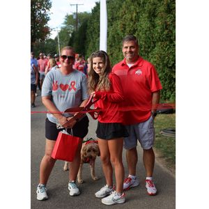 Ava Golias Cuts Ribbon For 2024 Heart Walk