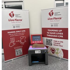 Hands-Only CPR Training Kiosk to Help Train the Public in Life Saving Skill 