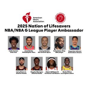 Los jugadores embajadores de la NBA y la NBA G League invitan a los fanáticos a aprender RCP para salvar vidas en 90 segundos