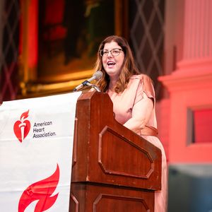Jen Carter, emcee of the 2025 Central Massachusetts Heart and Stroke Ball