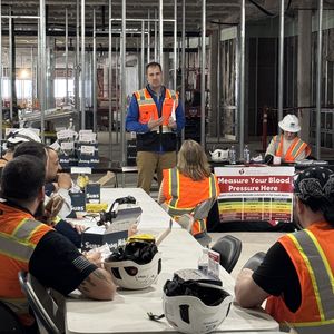 Hard Hats with Heart Blood Pressure Challenge Kick-off