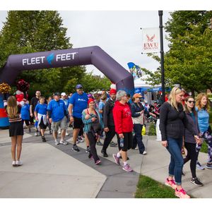 Spokane Heart and Stroke Walk start line