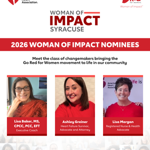 Three Central New Yorkers fight women's leading cause of death