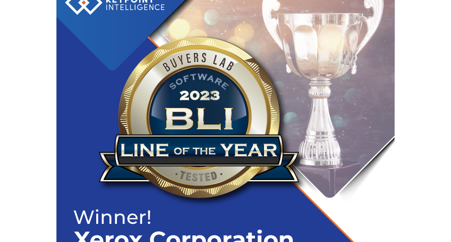 Keypoint Intelligence Recognizes Xerox with BLI 2023 Smart Workplace Software Line of the Year Award 